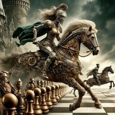 Схема вышивки «Ход королевы»