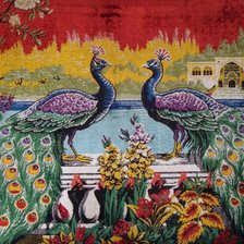 Схема вышивки «Павлины»