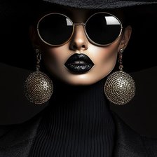 Схема вышивки «Незнакомка»