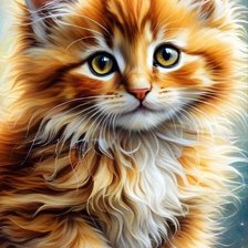 Схема вышивки «кот»