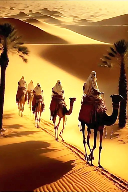 САХАРА - верблюд, пустыня, песок - оригинал