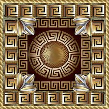 Схема вышивки «Подушка Версаче»