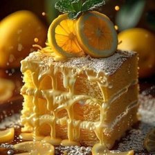 Схема вышивки «Лимонный торт»