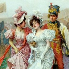 Схема вышивки «Гусары»