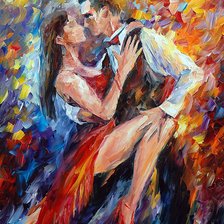 Схема вышивки «Танго. Леонид Афремов»