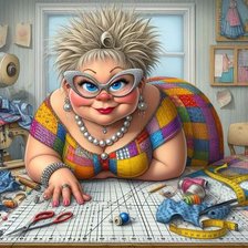 Схема вышивки «женский образ»