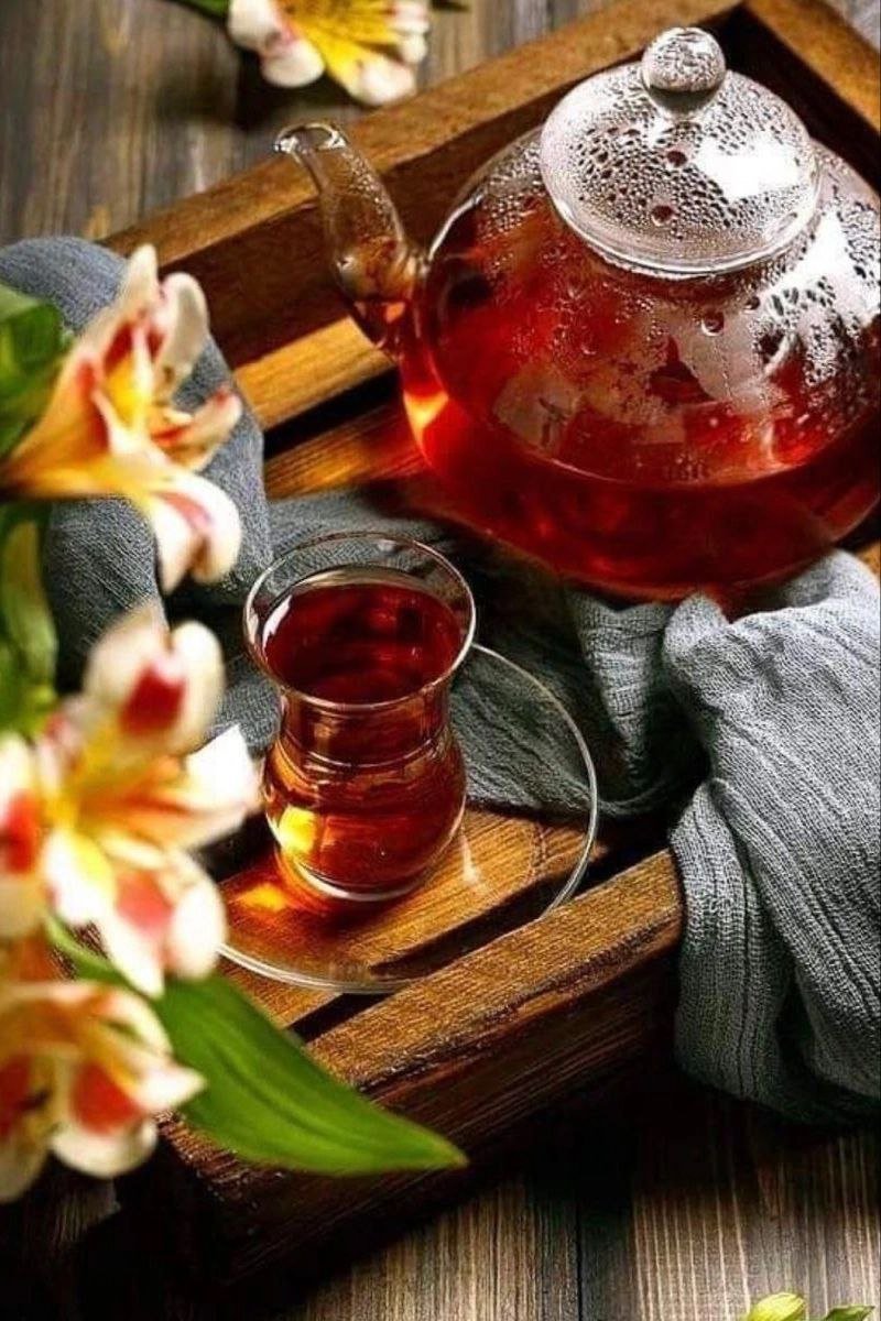 Чай утренний - чай, завтрак, чайная церемония - оригинал