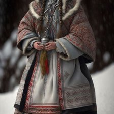 Схема вышивки «Русская красота»