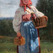 Схема вышивки «Русская красота»