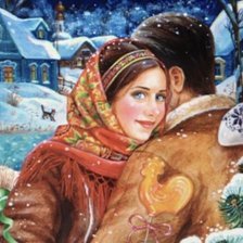 Схема вышивки «Русская красота»