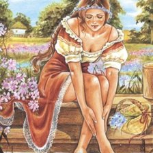 Схема вышивки «Русская красота»