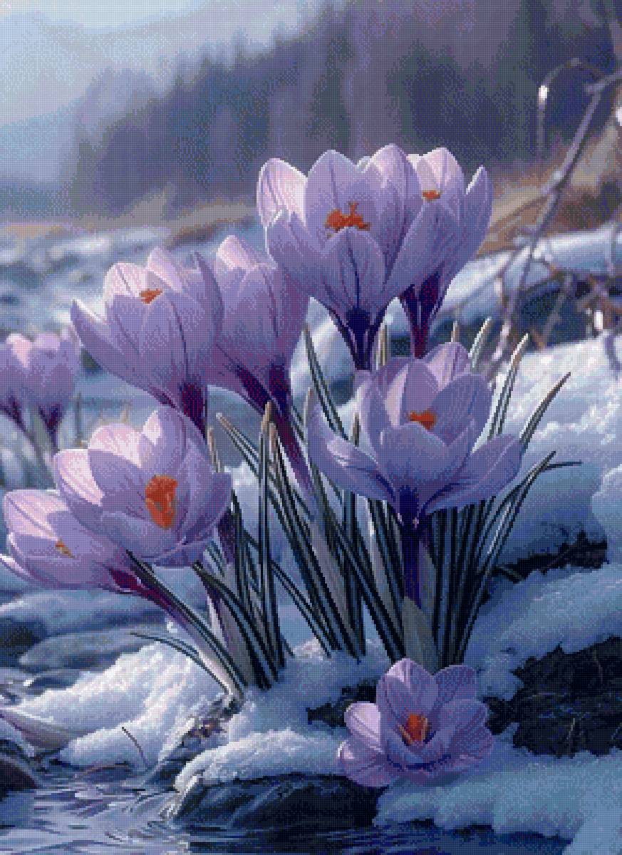 крокусы - предпросмотр