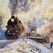 Схема вышивки «по картине И. Дубового»