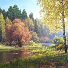 Схема вышивки «осень»