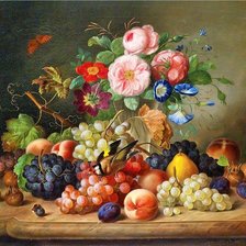 Схема вышивки «Натюрморт.  Иоганн Георг Зейтц»