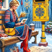 Схема вышивки «Новый год»