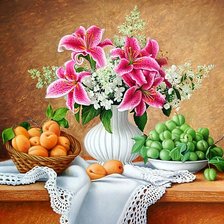 Схема вышивки «натюрморт»