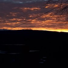 Схема вышивки «Закат»