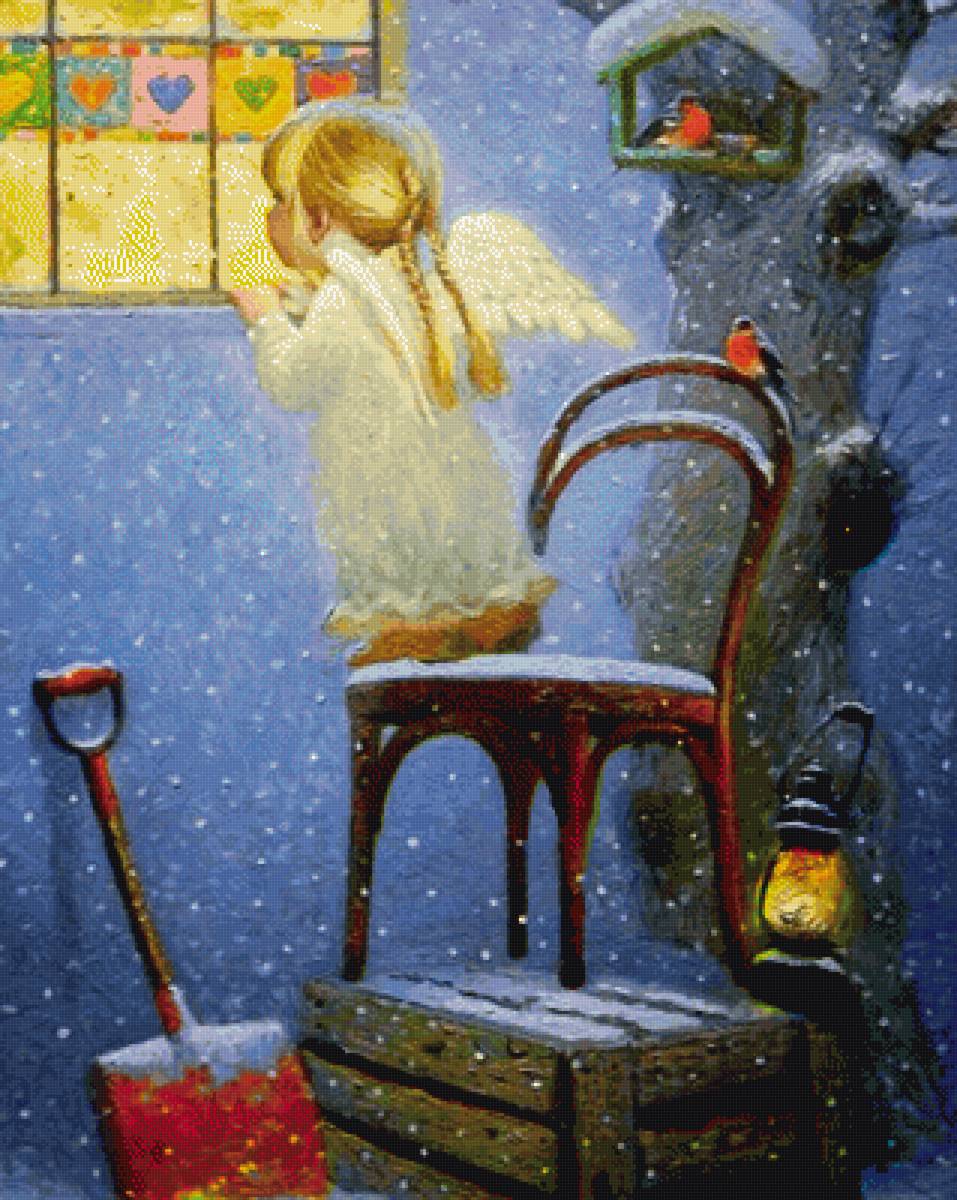 ангел - рождество, ангел - предпросмотр