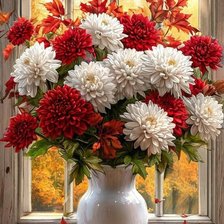 Схема вышивки «Цветы»