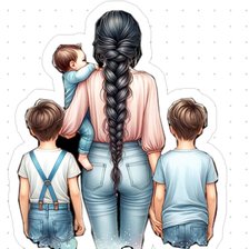 Схема вышивки «Fuerza de mujer»