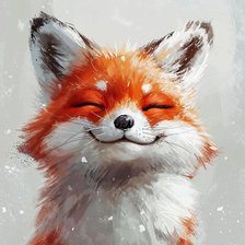 Схема вышивки «Лисенок»