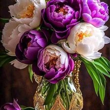 Букет пионов