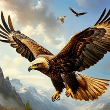 Схема вышивки «Птичка»