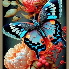 Схема вышивки «Цветы»