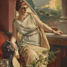Схема вышивки «Hypatia by Julius Kronberg»