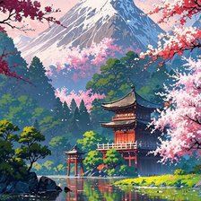 Схема вышивки «Красота природа»