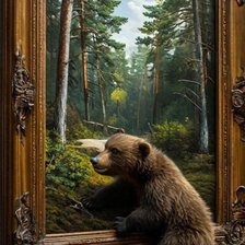 Схема вышивки «Миша»