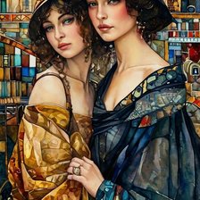 Схема вышивки «дамы»