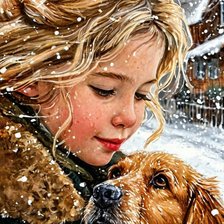 Схема вышивки «девочка»