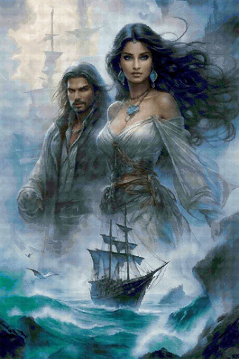 Пирати - пирати, море, кораби - предпросмотр