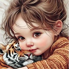 Схема вышивки «девочка»