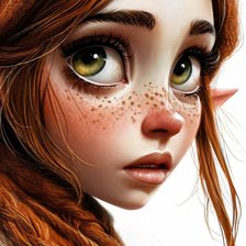 Схема вышивки «девочка»