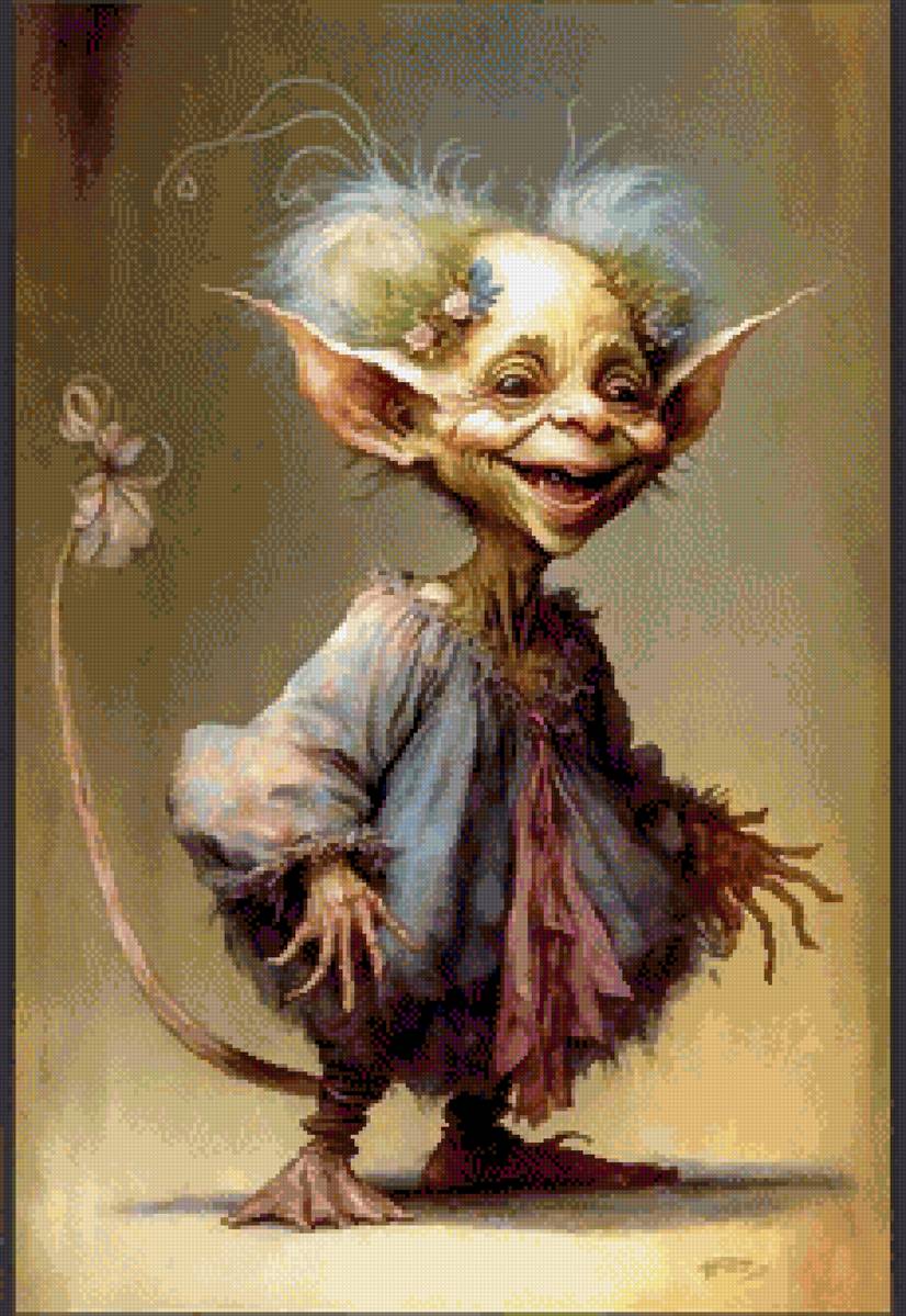 Тролль - эльф - предпросмотр