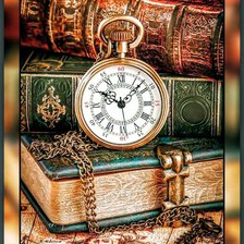 Схема вышивки «Время»