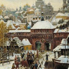 Васнецов. Москва 17в.