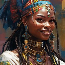 Схема вышивки «Красотка»