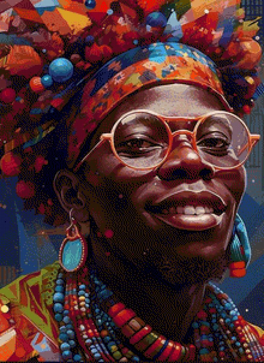 Афро мужчина - предпросмотр