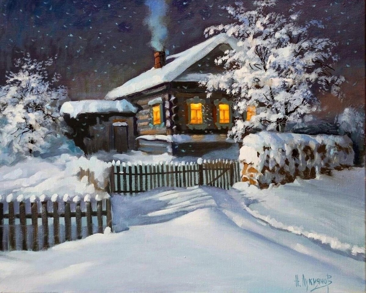 зимняя ночь - оригинал