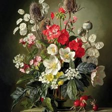 Зимний мамин букет