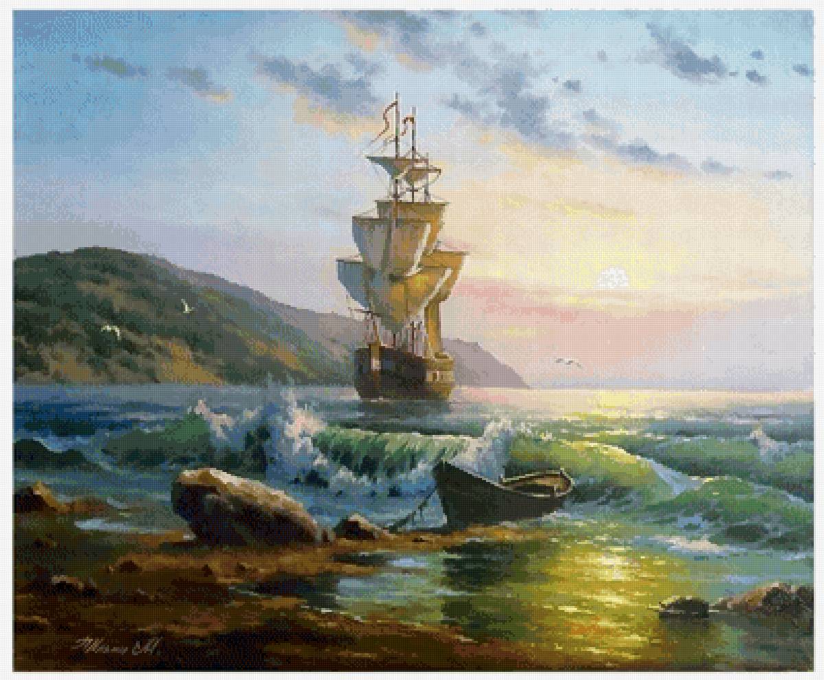 Максим Ильин - максим ильин, морской пейзаж, море - предпросмотр