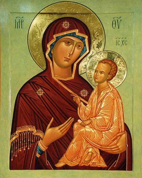 Икона Божией Матери "Тихвинская" - иконы - оригинал