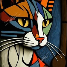 Схема вышивки «Кошка Тиффани»