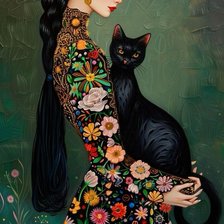 Схема вышивки «Волшебницы»