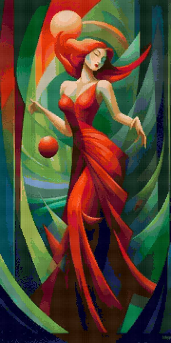 Страсть - дама в красном, страсть - предпросмотр