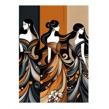 Схема вышивки «Три грации»